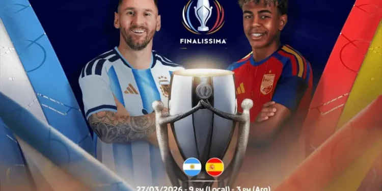La Finalissima entre Argentina y España, programada para el viernes 27 de marzo, fue cancelada.